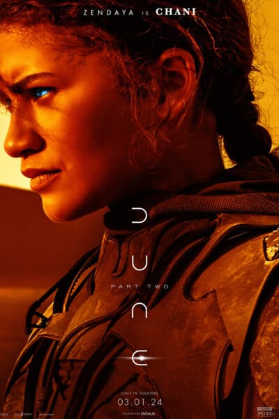 dune 2 character poster zendaya